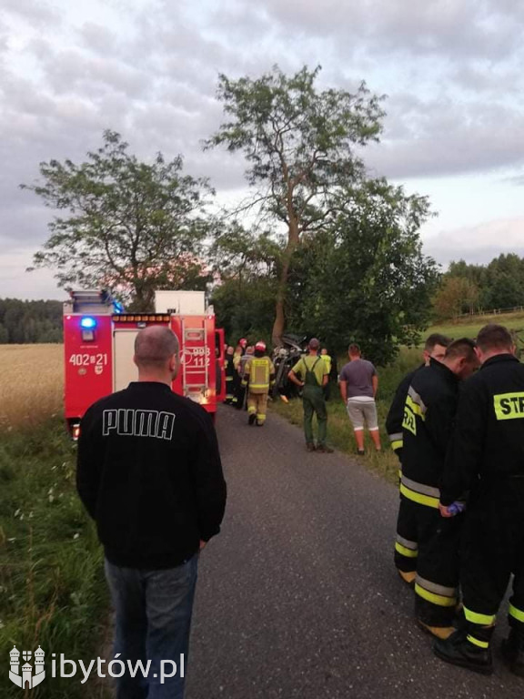 Groźny wypadek koło Brzeźna Szlacheckiego! Kierowca był pijany!