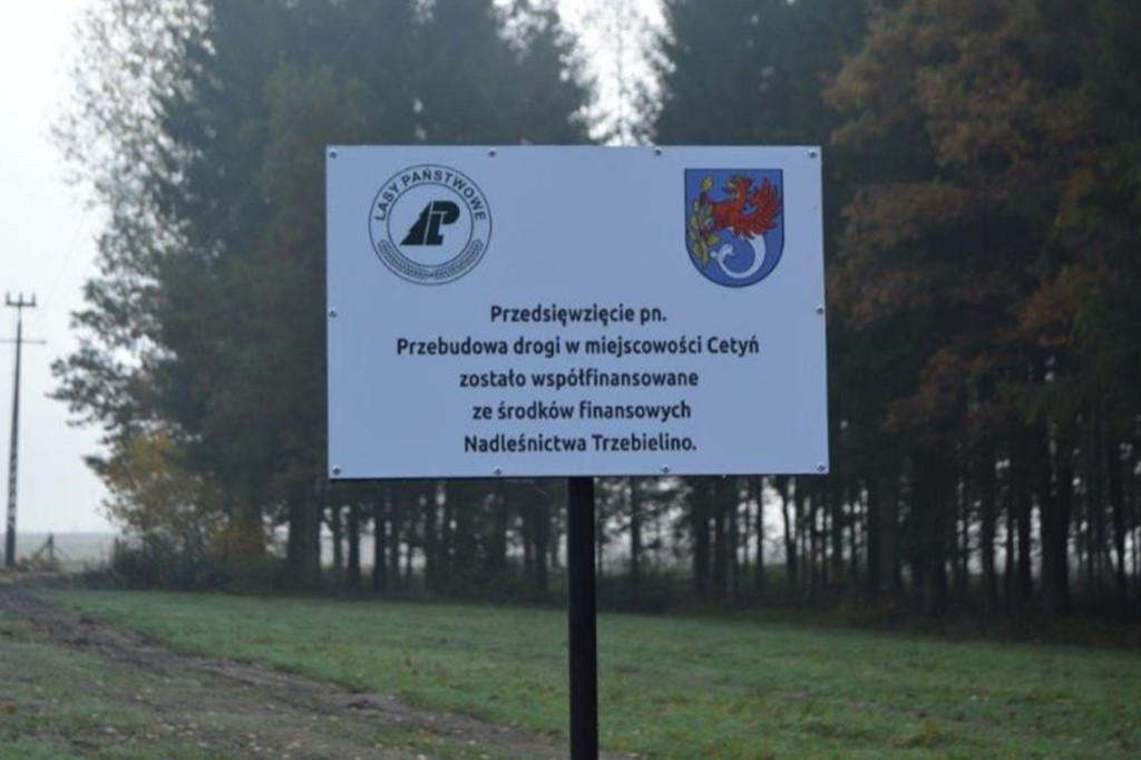 Zakończenie remontu drogi w Cetyniu