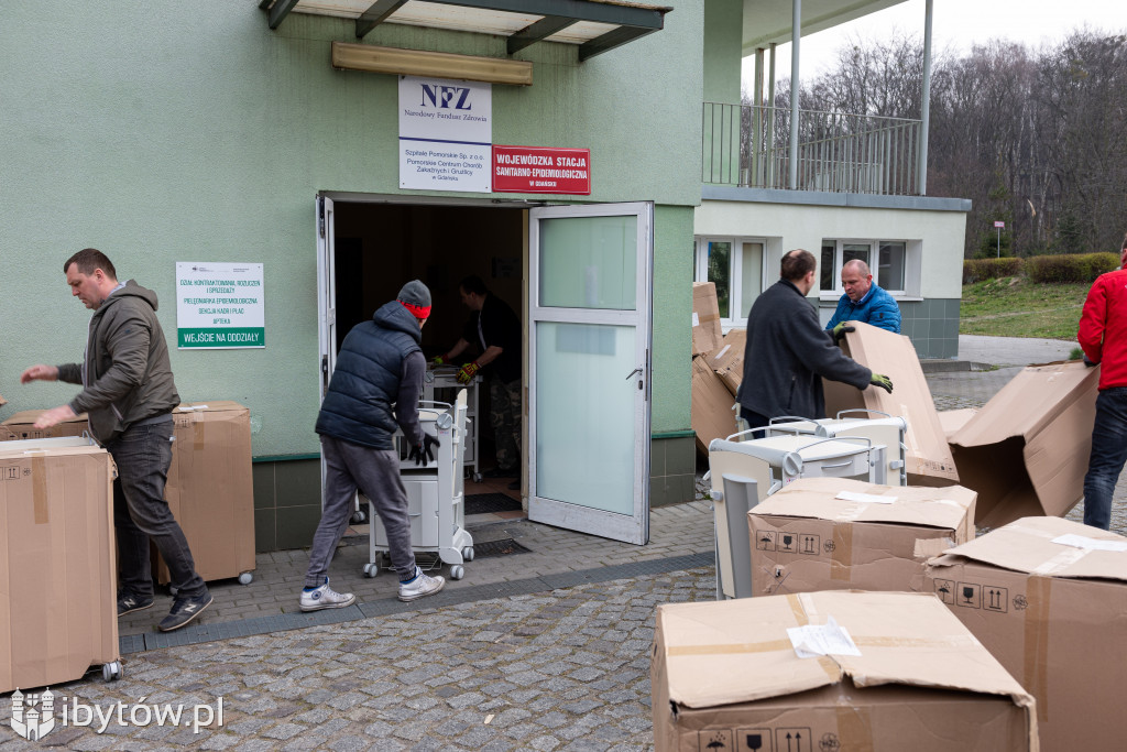 Do szpitali dostarczono sprzęt od firmy Drutex