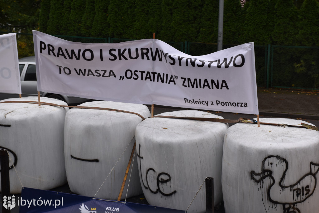 PROTEST rolników z powiatu bytowskiego [ZDJĘCIA]