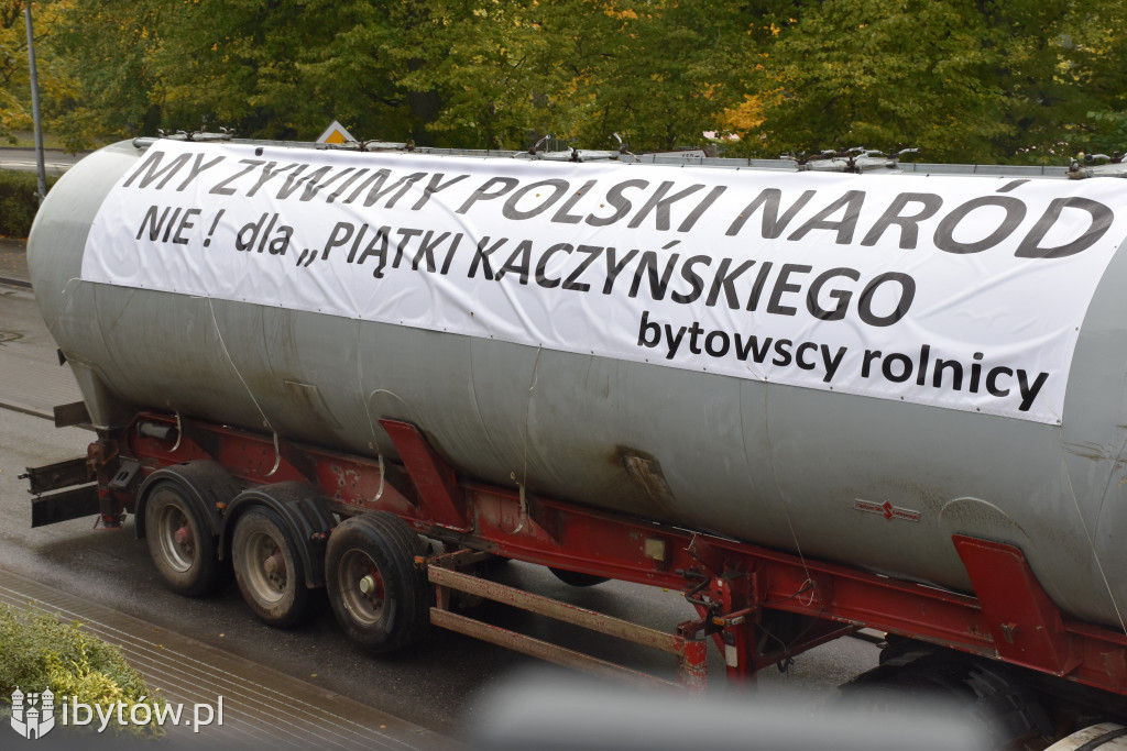 PROTEST rolników z powiatu bytowskiego [ZDJĘCIA]