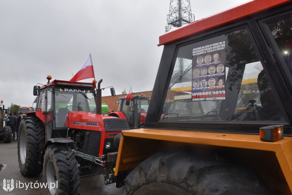 PROTEST rolników z powiatu bytowskiego [ZDJĘCIA]