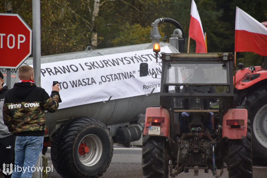 PROTEST rolników z powiatu bytowskiego [ZDJĘCIA]