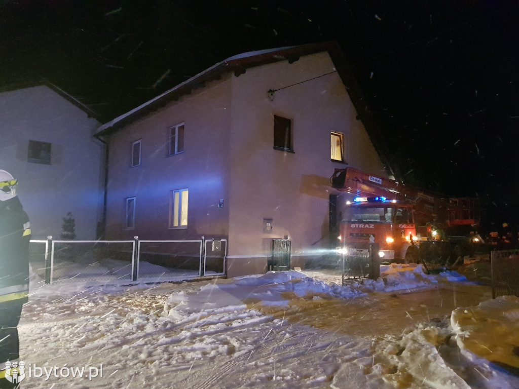 Pożar przewodu kominowego w Brzeźnie Szlacheckim [GALERIA]