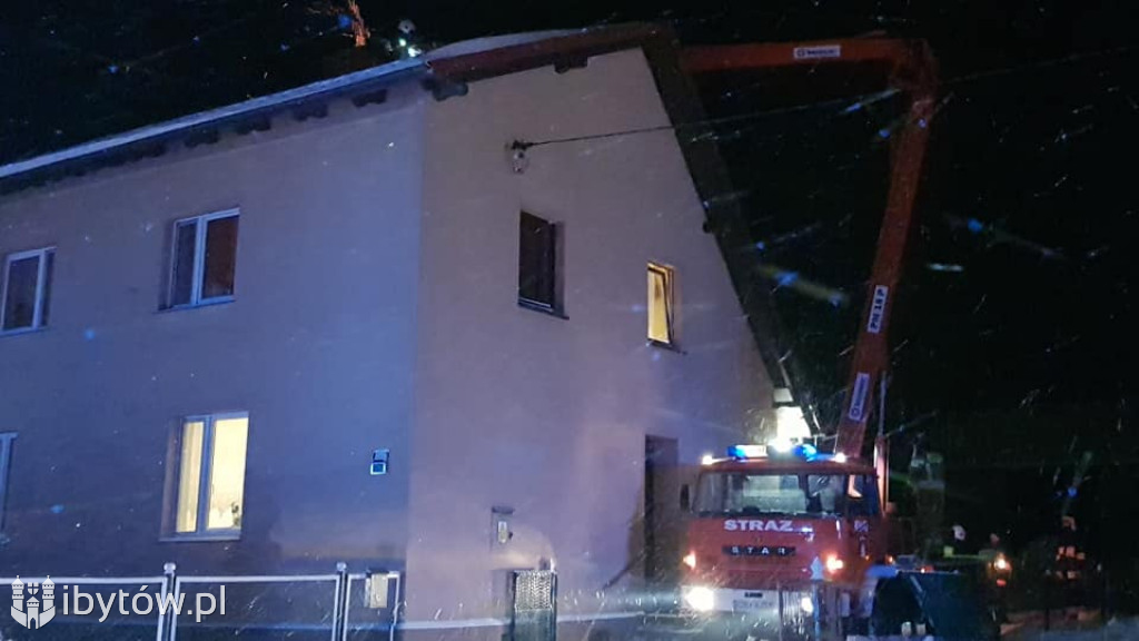 Pożar przewodu kominowego w Brzeźnie Szlacheckim [GALERIA]