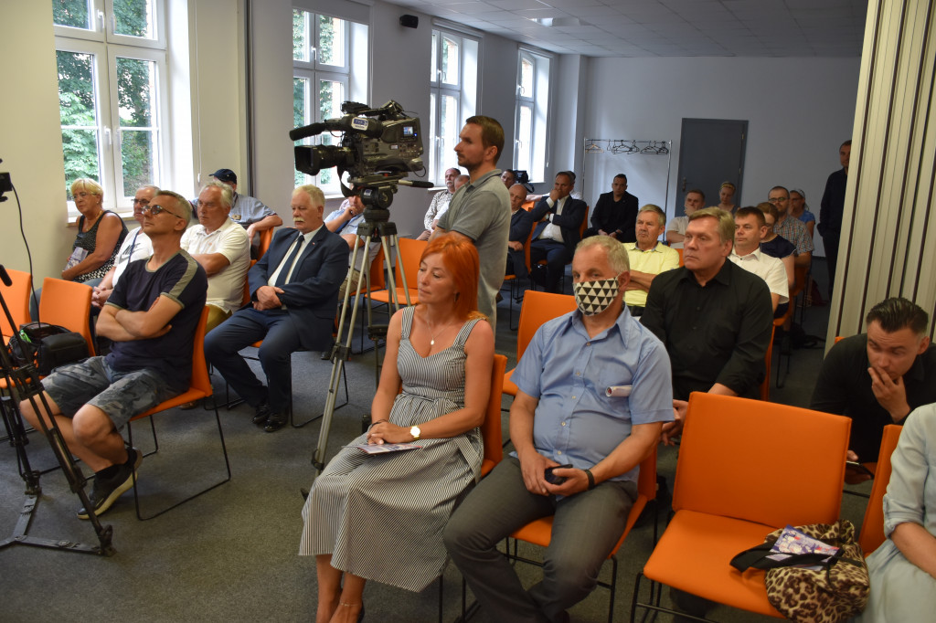 Rzecznik rządu PIOTR MÜLLER na spotkaniu w Bytowie