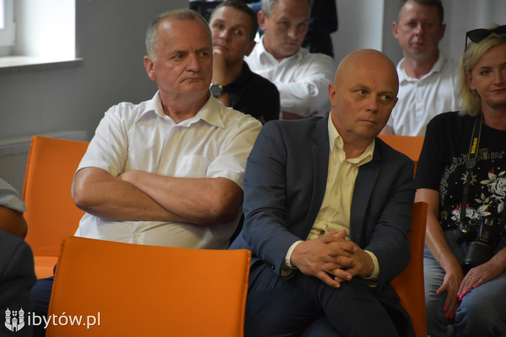 Rzecznik rządu PIOTR MÜLLER na spotkaniu w Bytowie