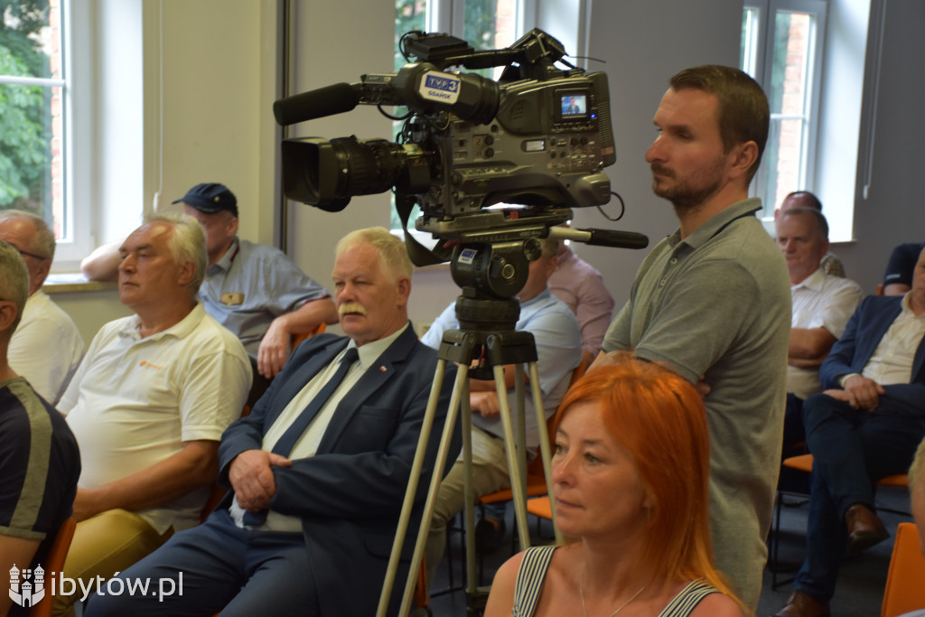 Rzecznik rządu PIOTR MÜLLER na spotkaniu w Bytowie