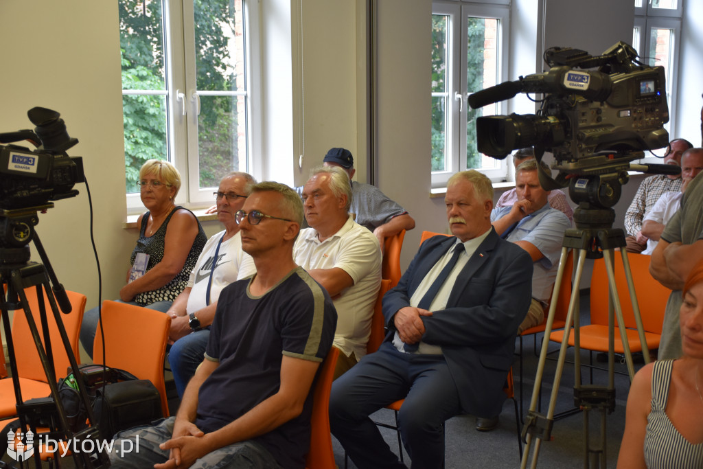 Rzecznik rządu PIOTR MÜLLER na spotkaniu w Bytowie