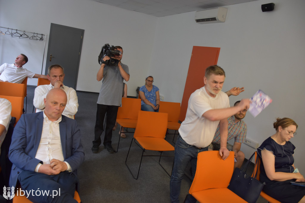 Rzecznik rządu PIOTR MÜLLER na spotkaniu w Bytowie