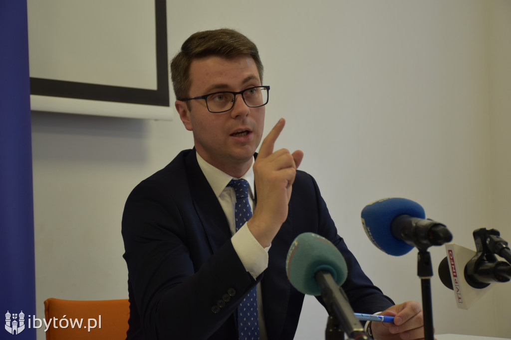 Rzecznik rządu PIOTR MÜLLER na spotkaniu w Bytowie