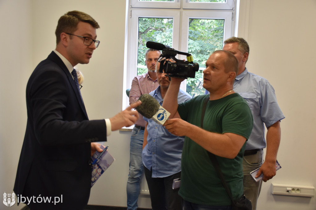 Rzecznik rządu PIOTR MÜLLER na spotkaniu w Bytowie