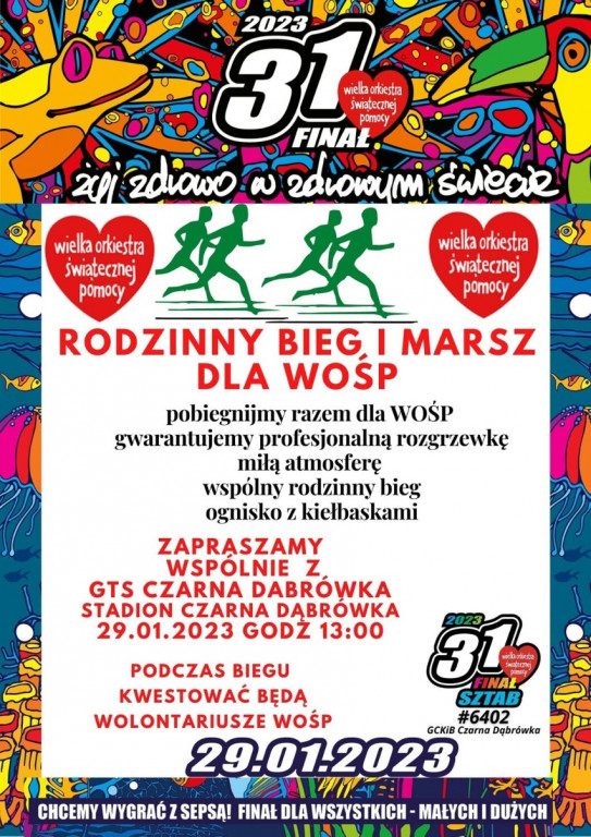 31. finał WOŚP w pow. bytowskim! [PROGRAM]