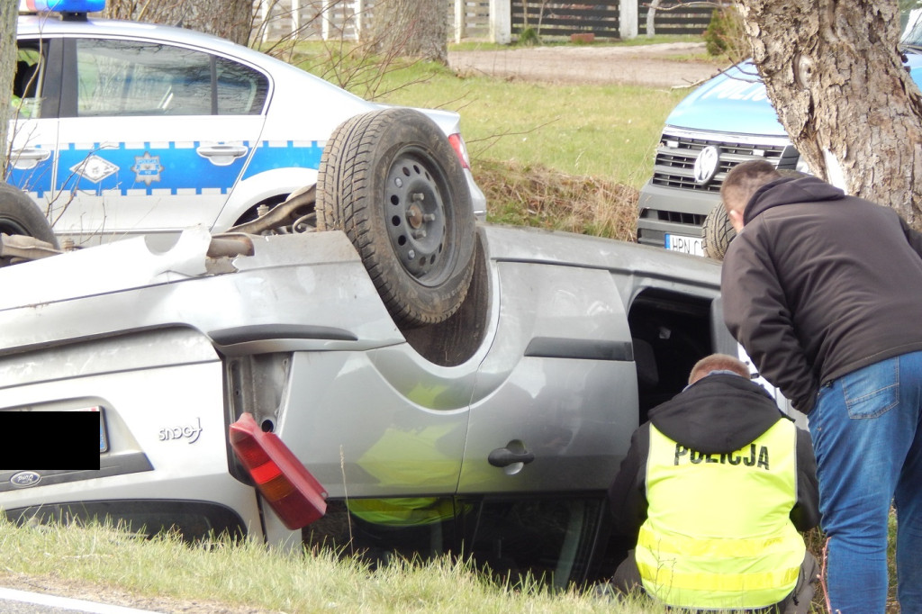 Wypadek w Malczkowie. 4 osoby poszkodowane