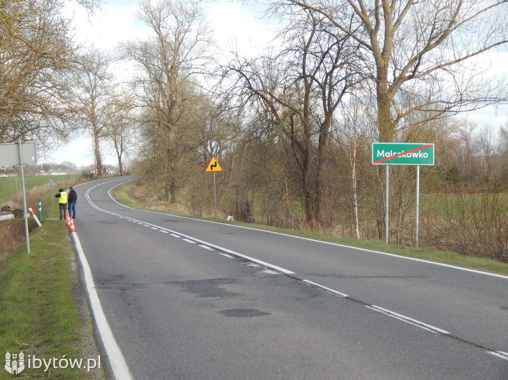 Wypadek w Malczkowie. 4 osoby poszkodowane