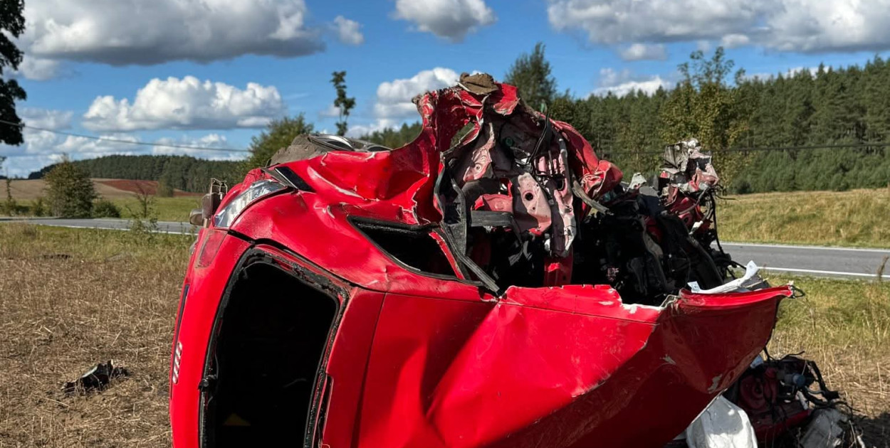 TRAGEDIA na drodze nr 211. NIE ŻYJE 31-latek