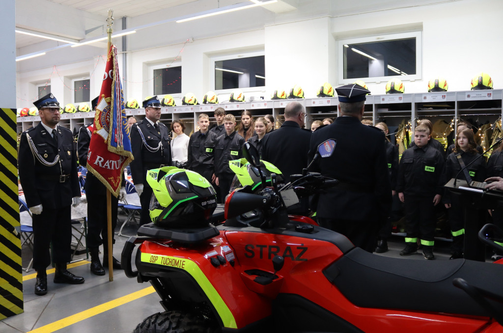Wigilia, ślubowanie i nowy sprzęt dla OSP Tuchomie