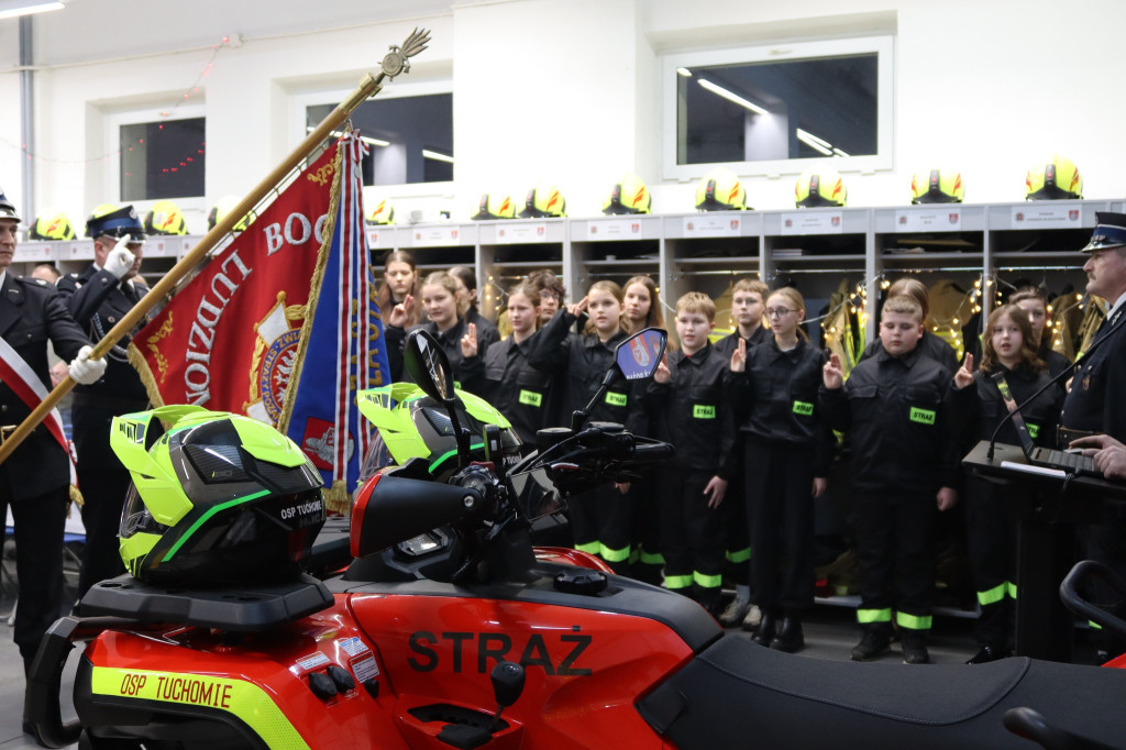 Wigilia, ślubowanie i nowy sprzęt dla OSP Tuchomie