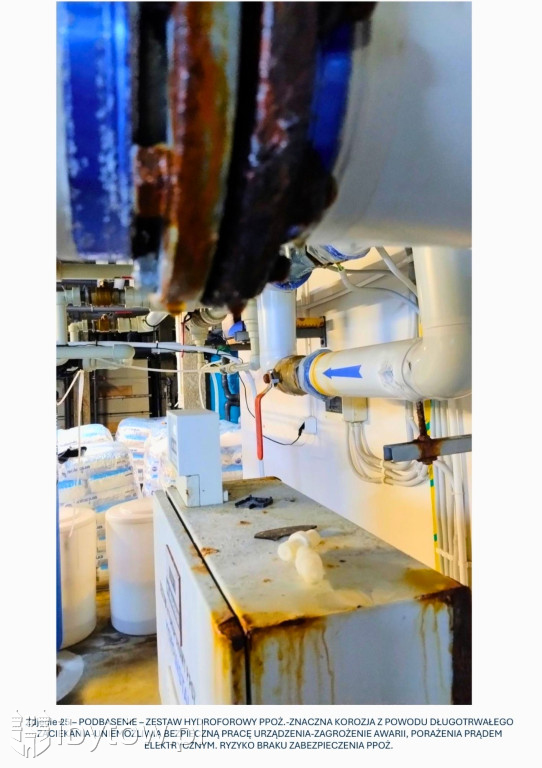 Galeria nieprawidłowości wykrytych w basenie Nimfa