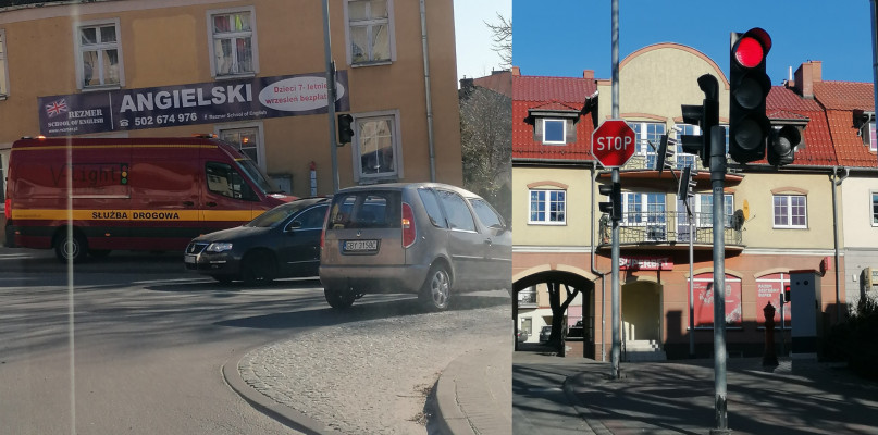 Sygnalizacja świetlna na ulicy Sikorskiego została ponownie uruchomiona 