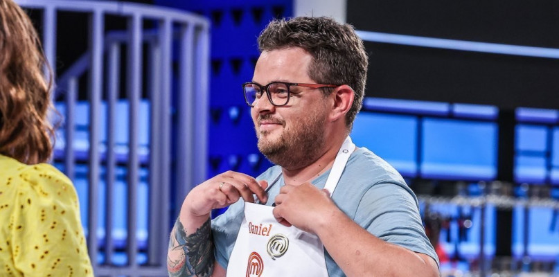 Daniel Władymirow - pracownik bytowskiej firmy - w programie MasterChef