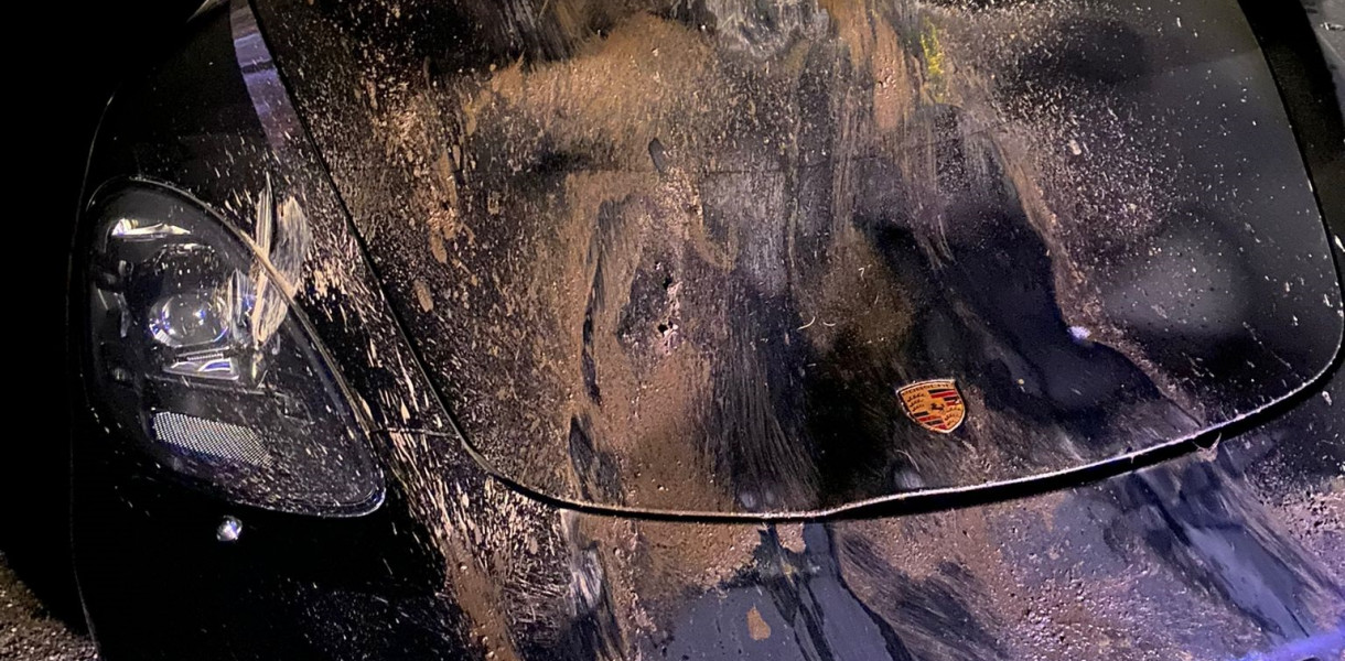 Bytowski przedsiębiorca miał kolizję z jeleniem na drodze krajowej nr 20 w okolicach Mokrzyna 