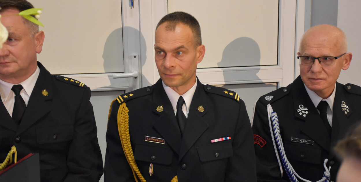 Dariusz Kaźmierczak zakończył dziś służbę na stanowisku komendanta powiatowego PSP w Bytowie 