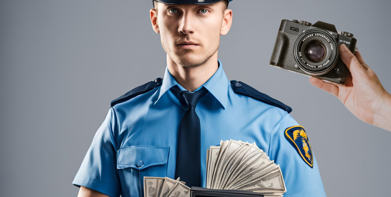 Przestępcza działalność bytowskiego policjanta z drogówki. Wpadł, bo fałszywy mandat wysłał do emerytowanego policjanta