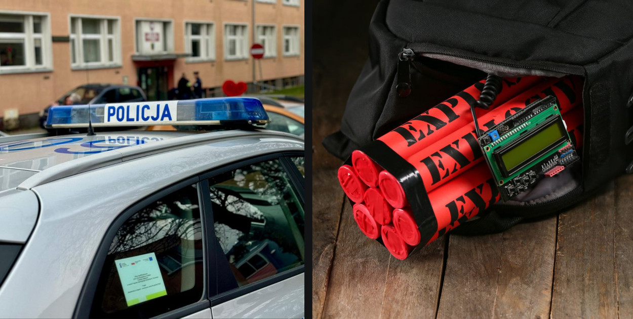 Alarm bombowy w bytowskim LO był fałszywy. Trwa poszukiwanie sprawcy 