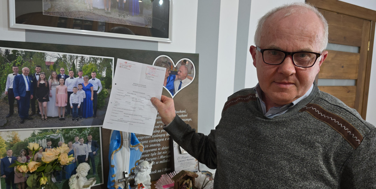 Marian Majkowski czuje się niesprawiedliwie potraktowany przez policję