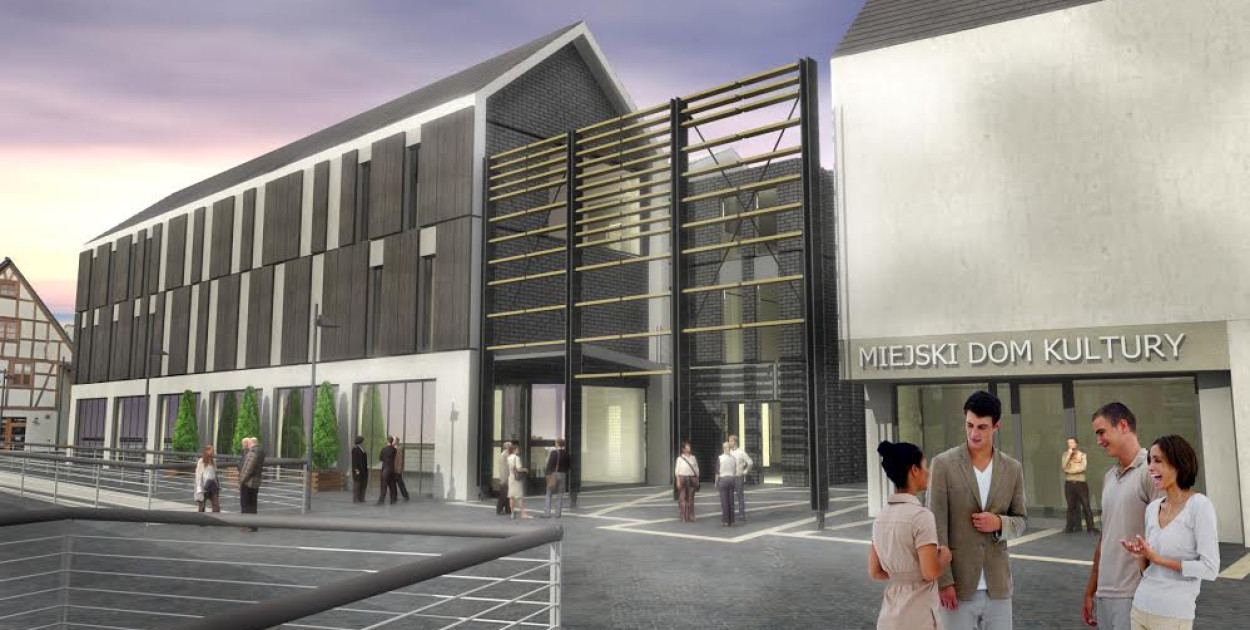 Jest rok 2028. Wizualizacje Bytowskiego Centrum Kultury