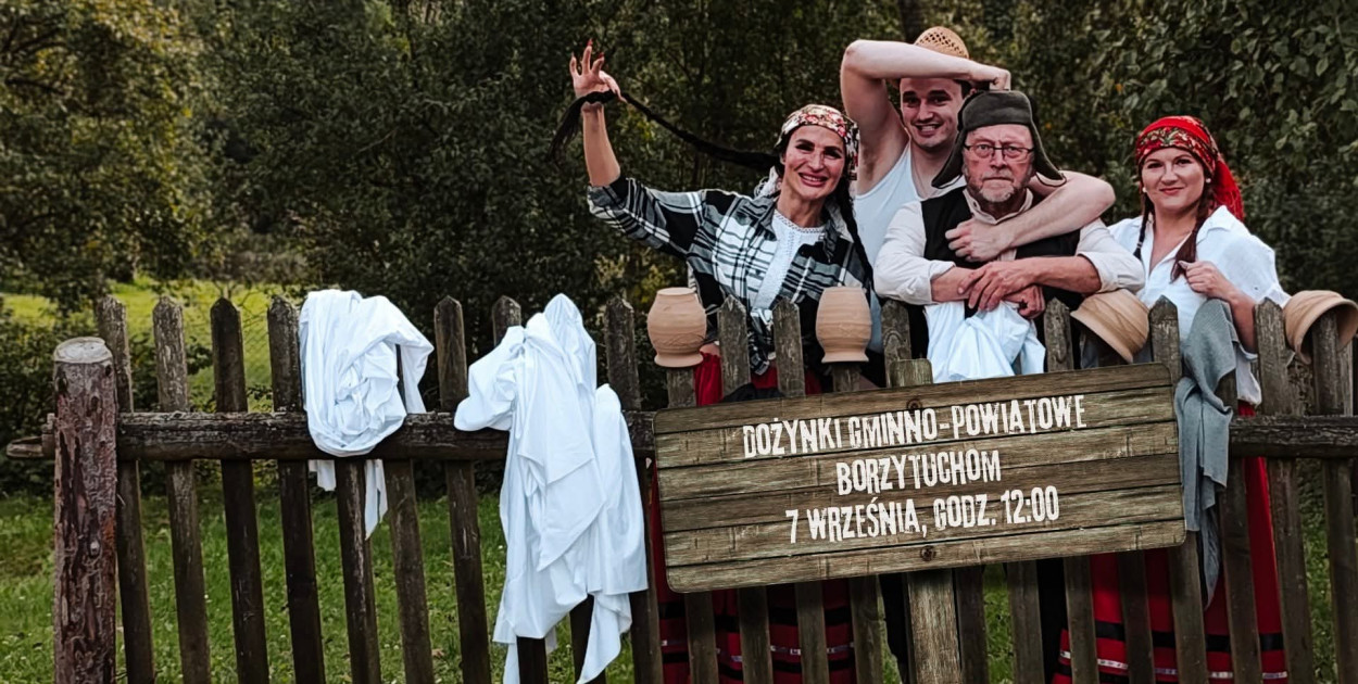 Sami swoi z Borzytuchomia zapraszają na niedzielne dożynki powiatowe na boisku sportowym!
