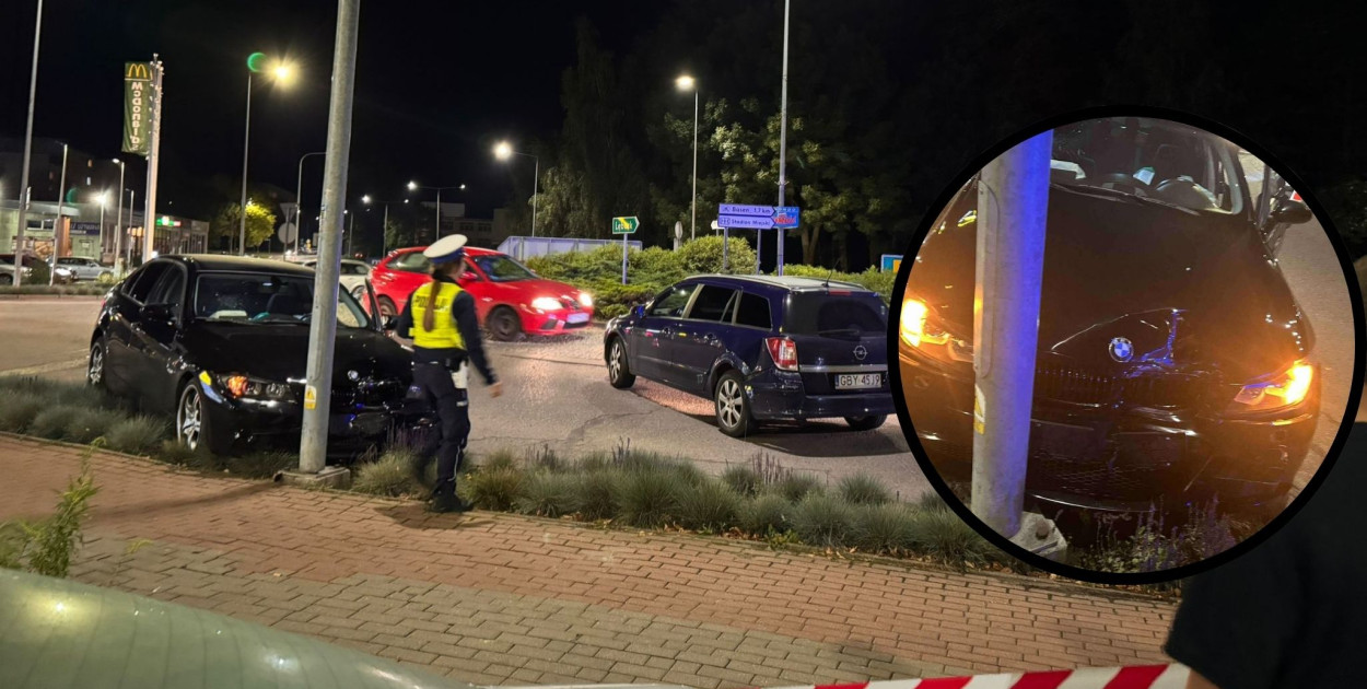 W sądzie rozstrzygnie się, kto zawinił i doprowadził do kolizji na rondzie Solidarności w Bytowie w czwartek 18 września