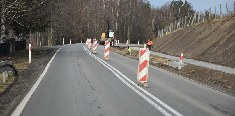 Budowa chodnika w Nieabyszewie