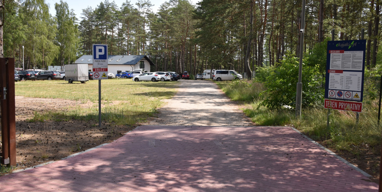 Baza firmy e-kajaki jest dzierżawiona od gminy na okres 30 lat