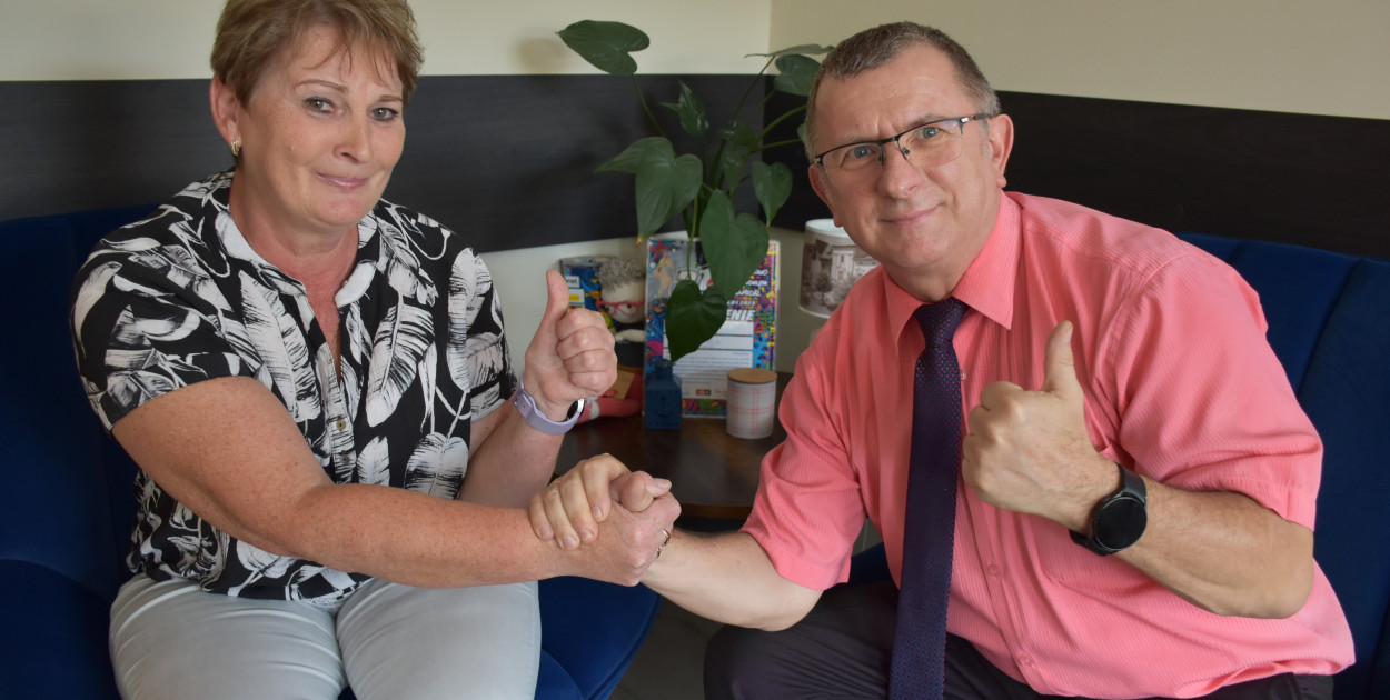Dorota Terefenko-Malek i Henryk Gański - założyciele spółki MZBK 