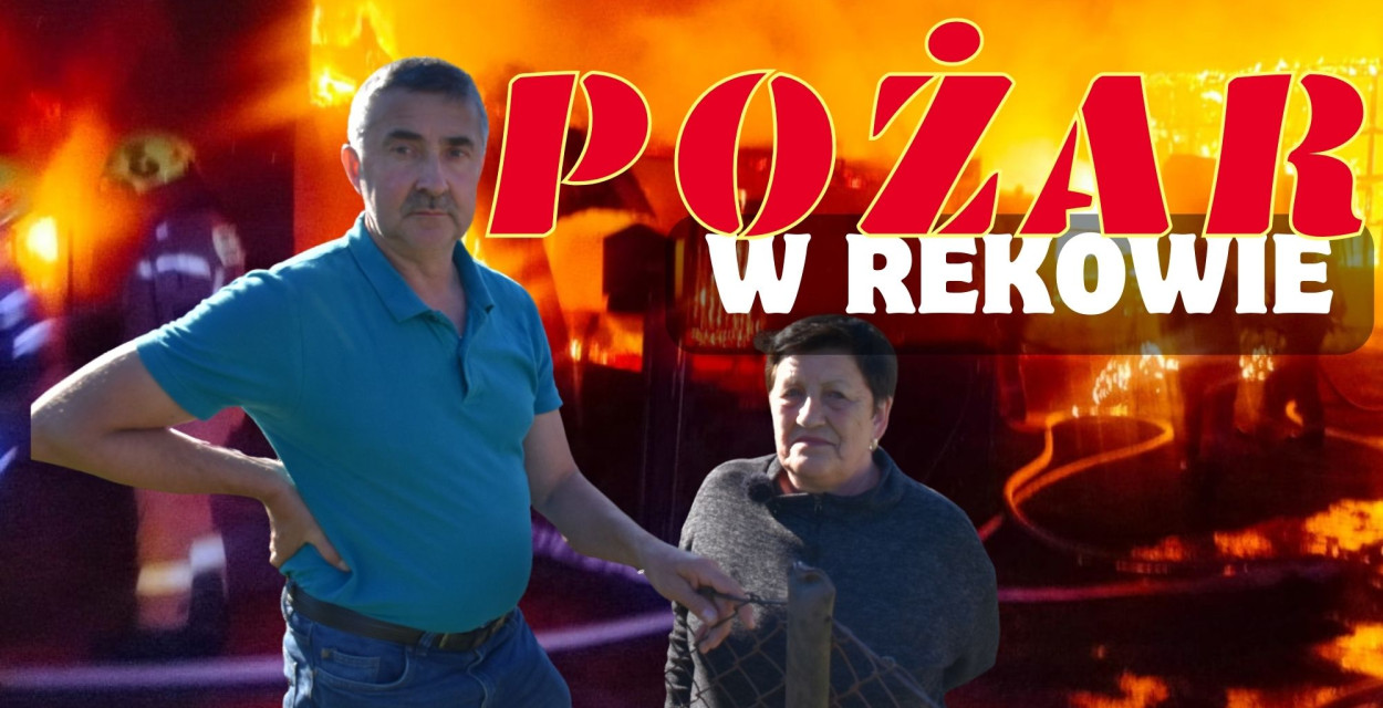 Sołtys Rekowa Zbigniew Choma apeluje o pomoc dla pogorzelców, najlepiej w postaci materiałów budowlanych 