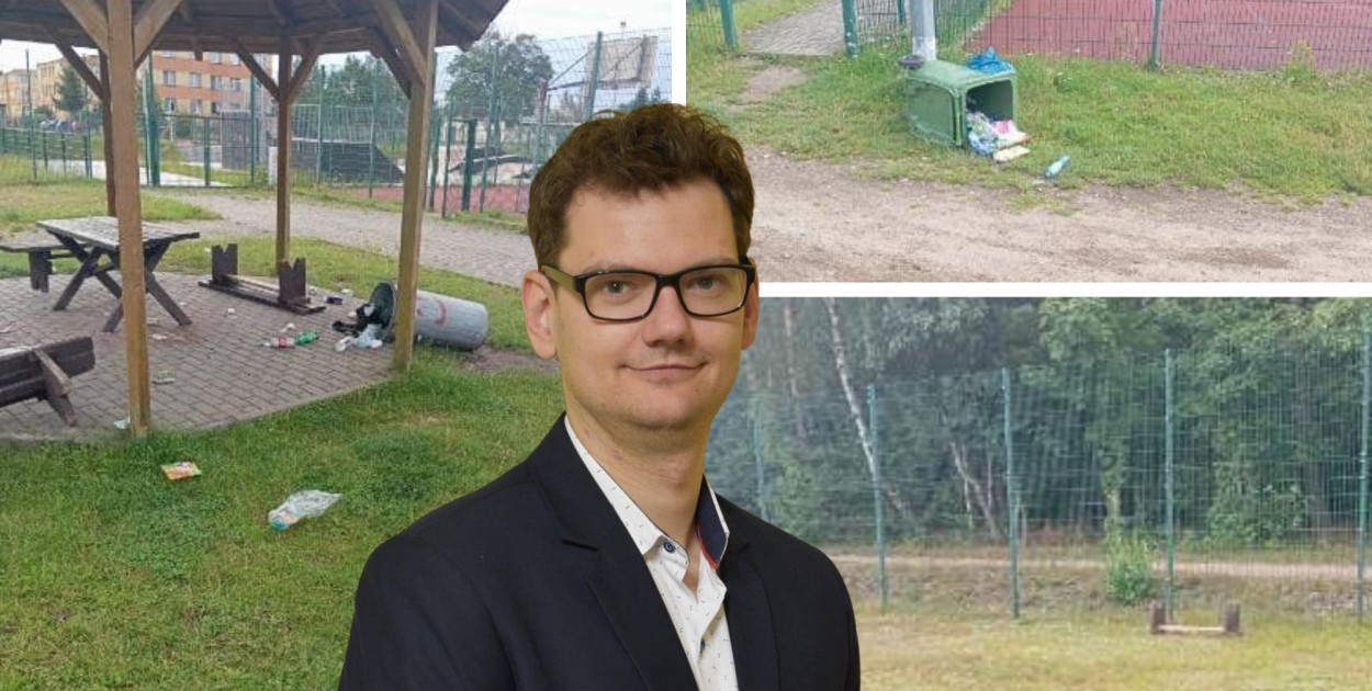 Radny Jakub Gralak interweniuje ws. dewastacji przy Orliku