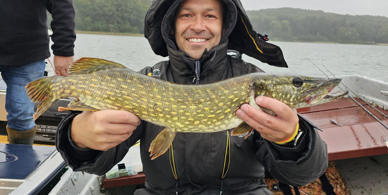 Największego szczupaka złowił Piotr Grzonka. Był to okaz o długości 67,5 cm