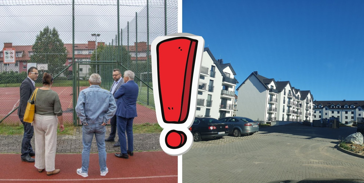 Starosta Leszek Waszkiewicz zapowiada pozyskanie funduszy na budowę hali sportowej przy LO w Bytowie. W miejscu gdzie mogłoby powstać zaplecze sportowe są teraz… bloki mieszkalne Cyferki