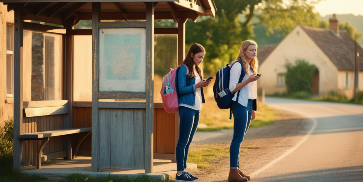 Uczniowie z gminy Czarna Dąbrówka czekali na autobus, który ostatecznie nie przyjechał