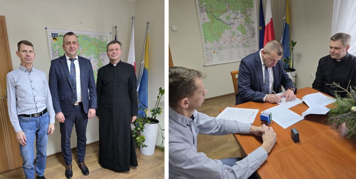 Gmina Borzytuchom podpisała umowę z wykonawcą prac polegających na rewitalizacji miejscowego kościoła