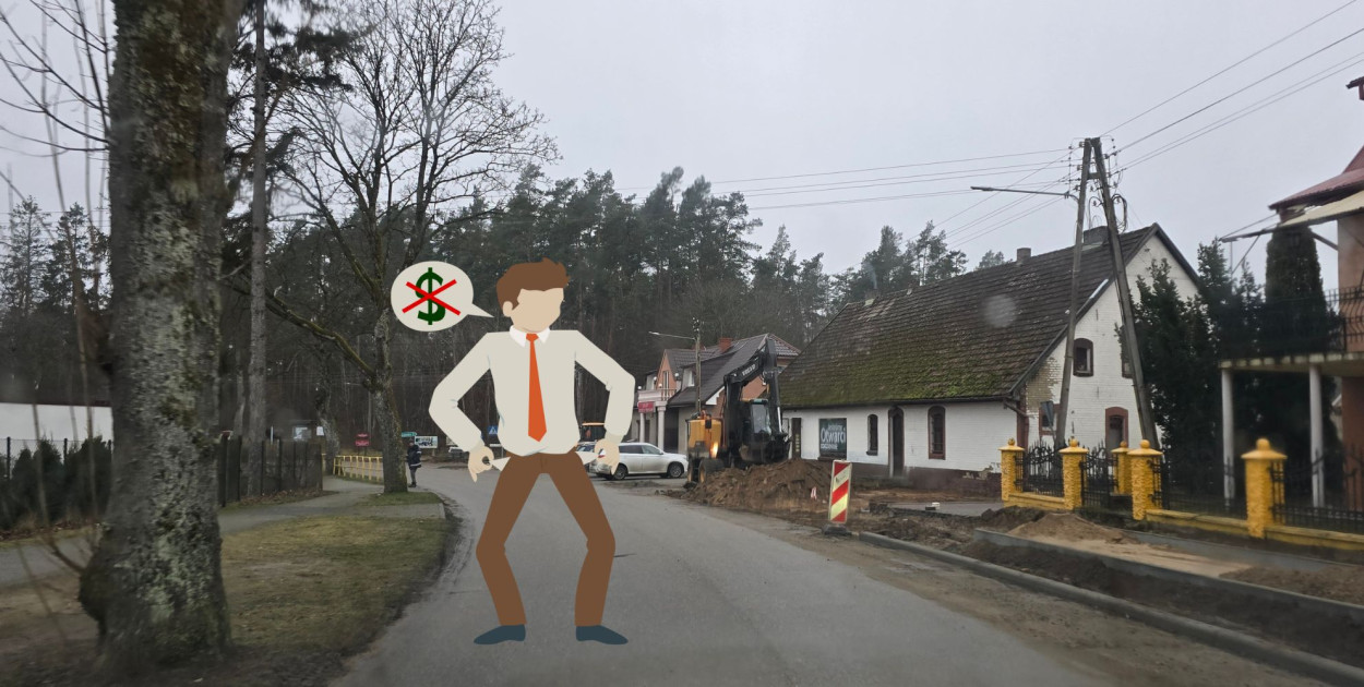 Jedną z inwestycji finansowanych z programu Polski Ład jest przebudowa drogi powiatowej z Pomyska Wielkiego do Rokit przez Jasień