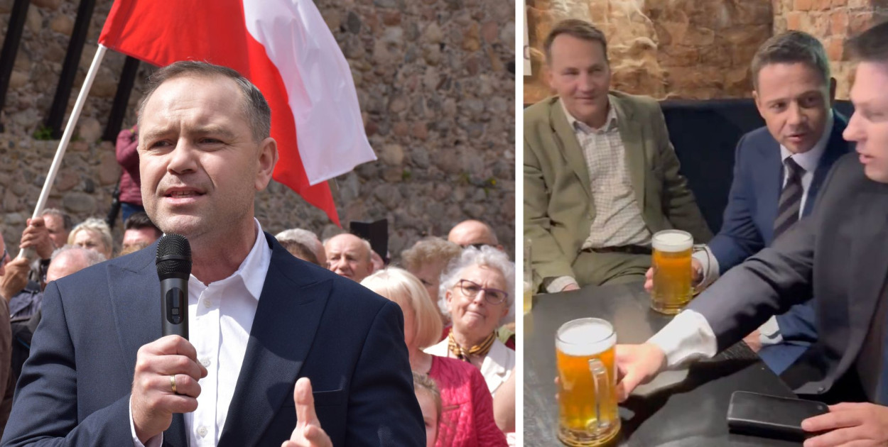 Sławomir Mentzen wśród zwolenników był krytykowany za wspólne piwo z Trzaskowskim. Finalnie nie wskazał, kogo jego wyborcy powinni w niedzielę poprzeć. Karol Nawrocki kilka tygodni temu był w Bytowie. Czy będzie nowym prezydentem Polski?