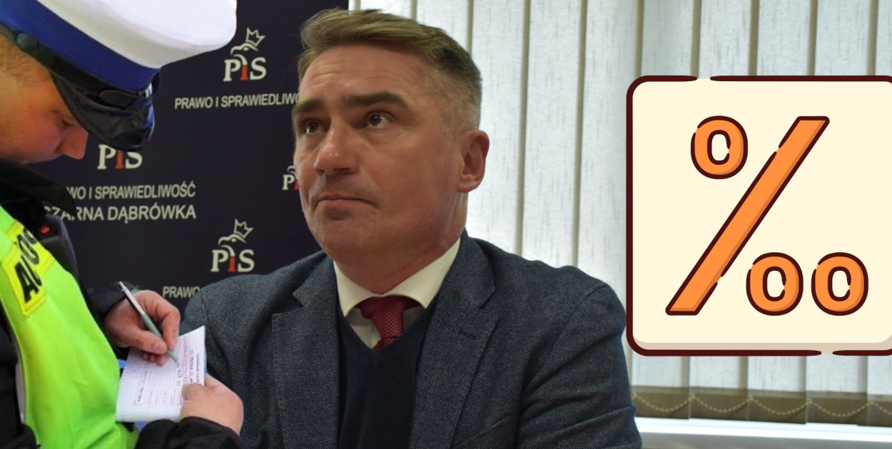 Radny Krzysztof Sławski został zatrzymany przez policję. Wydmuchał ponad pół promila alkoholu