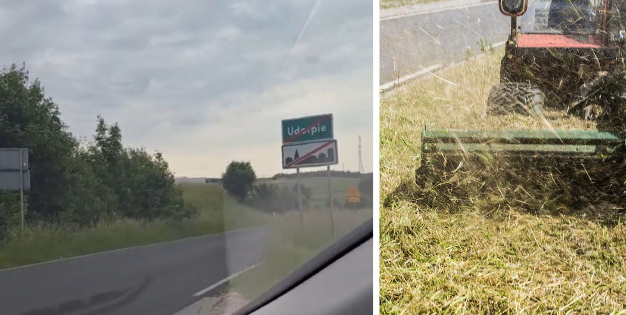Według zgłaszającego sprawę kierowcy, w tym miejscu znajduje się niebezpieczny wyjazd na drogę powiatową