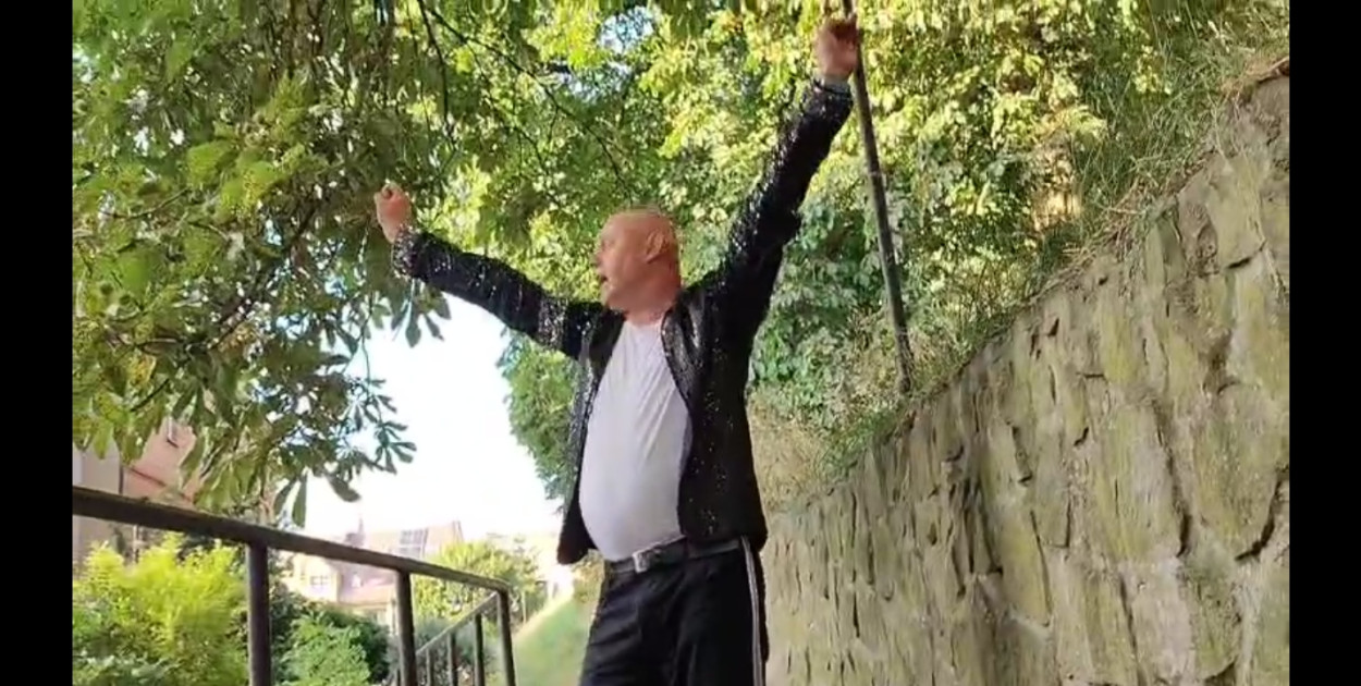 Bytowski Michael Jackson nakręcił profesjonalny klip do muzyki swojego ulubionego artysty