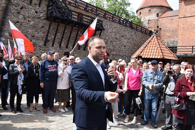 Nawrocki na zamku zapowiedział ZWYCIĘSTWO
