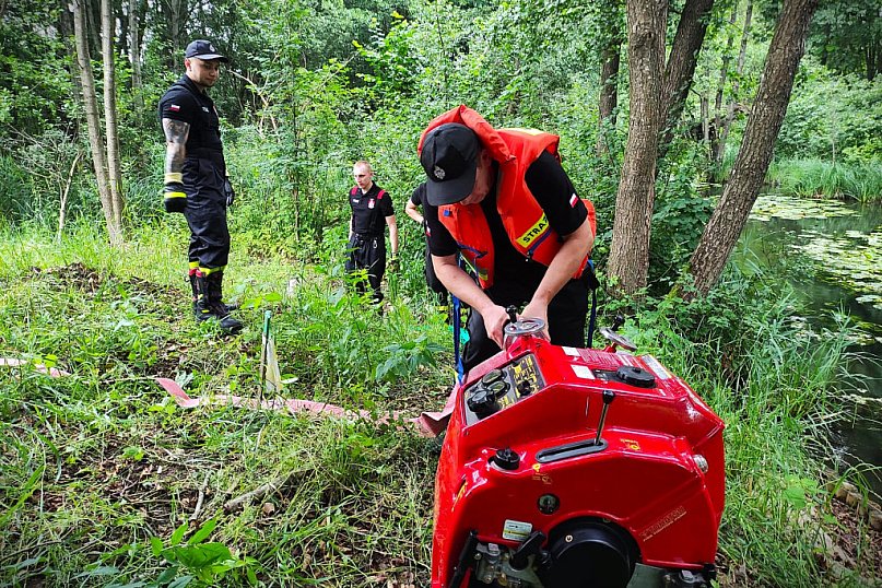 AKCJA strażaków w firmie Konsmet