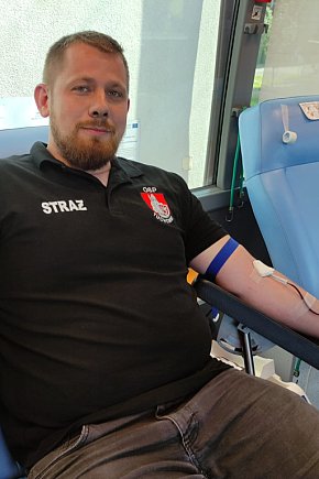 Wakacyjna akcja krwiodawstwa w OSP Tuchomie-509